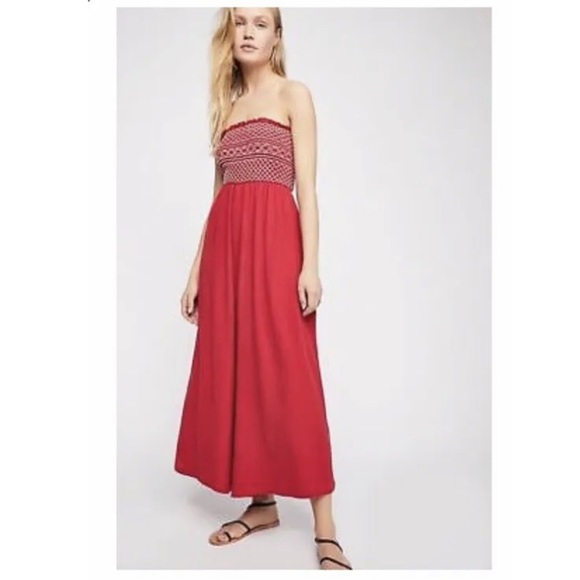 Free People “Carmen” Reversible Wide Leg Sleeveless Romper |S MSRP $145 - Picture 3 of 7
